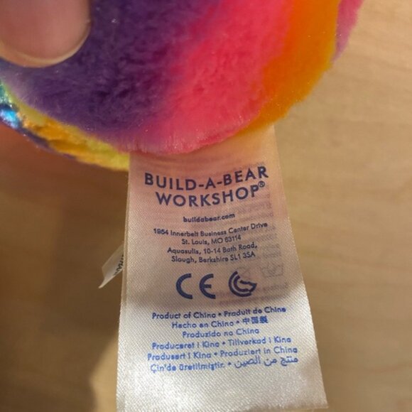 Build A Bear 17” Rainbow Plush Bear (LQ) - Picture 8 of 11